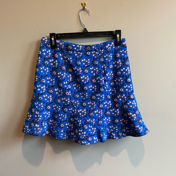 J Crew Flutter Floral Mini Skirt 2 EUC - Picture 5 of 12